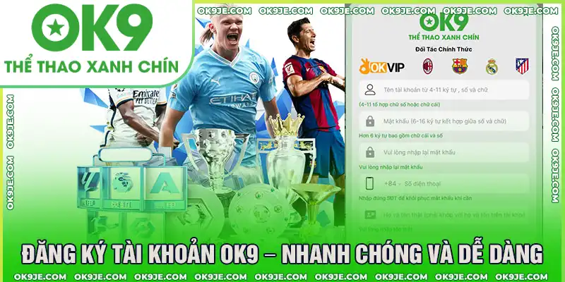 Đăng ký tài khoản OK9