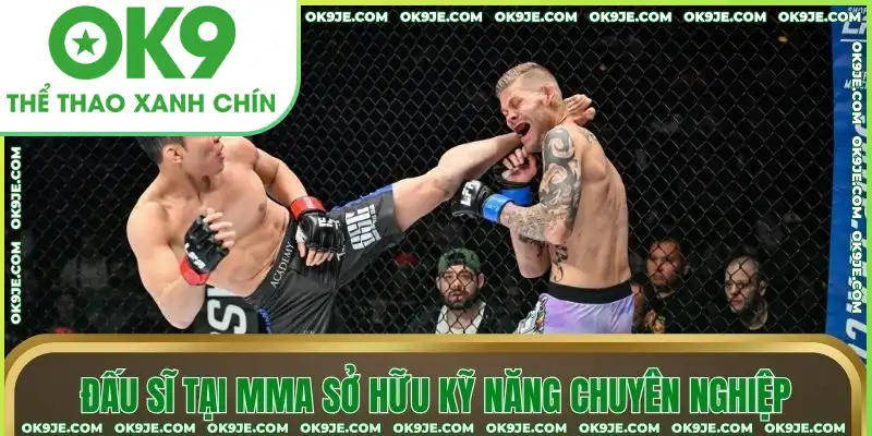 Đấu sĩ tại MMA sở hữu kỹ năng chuyên nghiệp Đấu sĩ tại MMA sở hữu kỹ năng chuyên nghiệp
