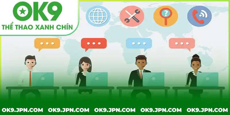 Chăm sóc khách hàng OK9 luôn hỗ trợ kỹ lưỡng Chăm sóc khách hàng OK9 luôn hỗ trợ kỹ lưỡng